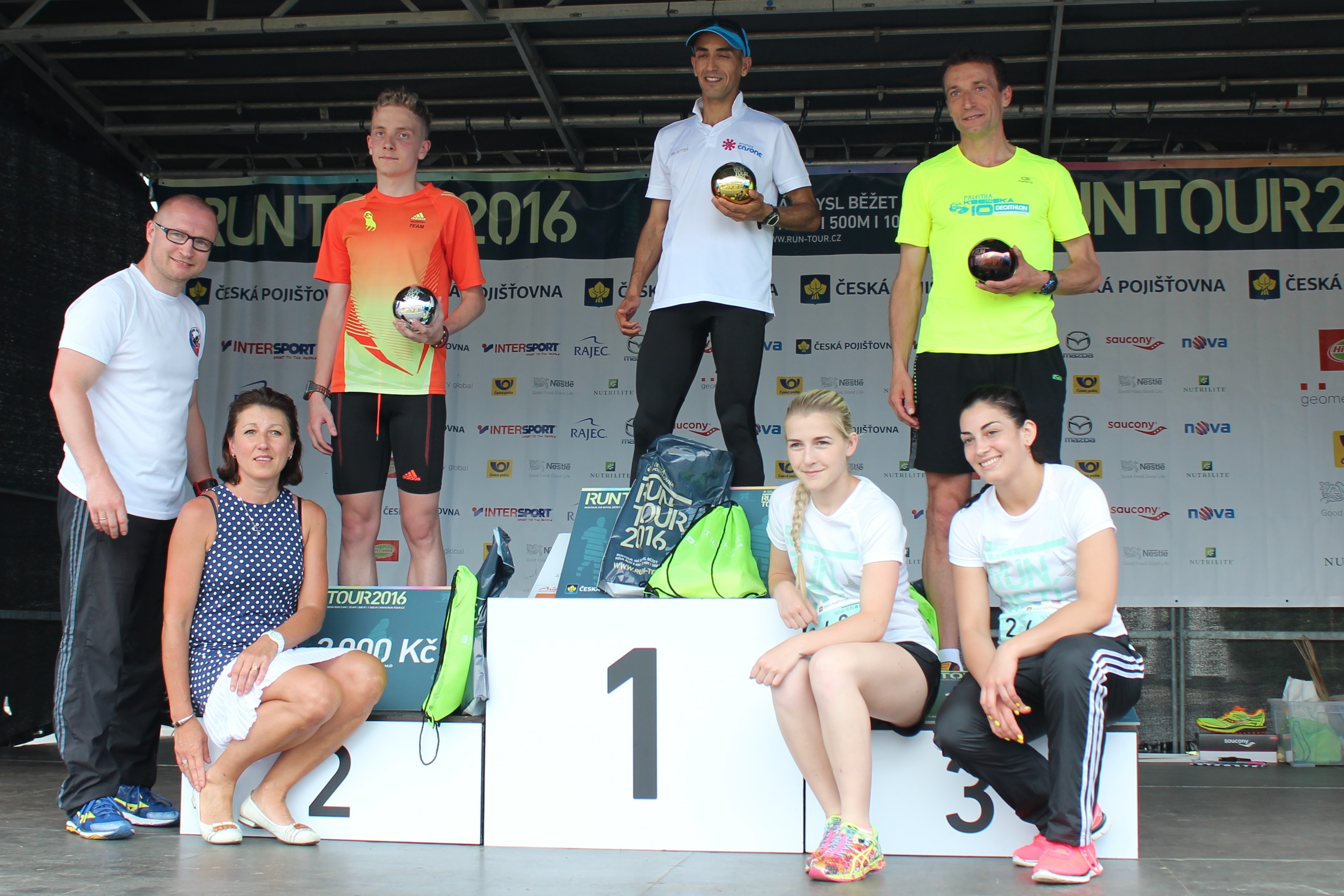 Tři místa na bedně pro "domácí" na ústecké RUNTOUR