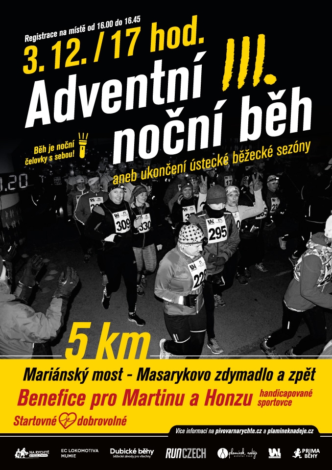 Noční běh pro Honzu a Martinu se chystá na 3. prosince